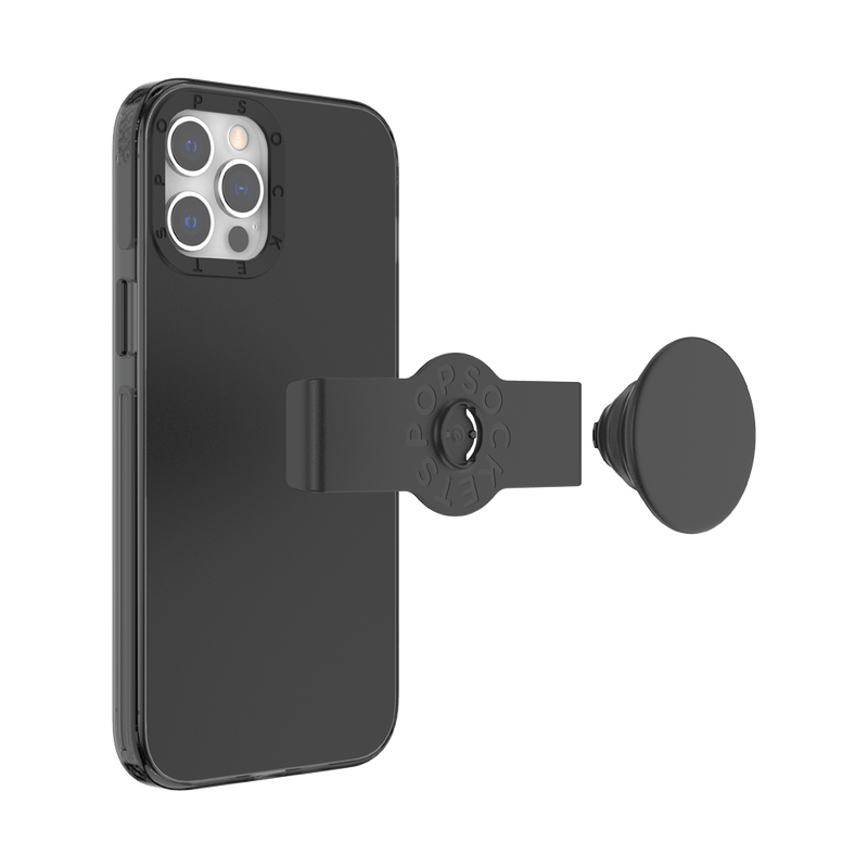 Black AntiMicrobial — iPhone 12 Pro Max Cases | PopSockets® Official