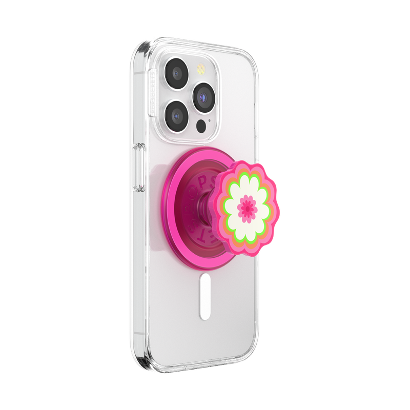 Molded Flower Kaleidoscope Pink — PopGrip for MagSafe image number 6