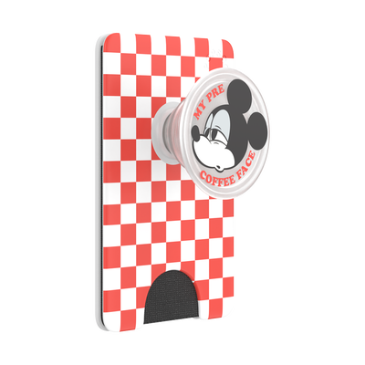 Mickey's Coffee Face — PopWallet+ for MagSafe