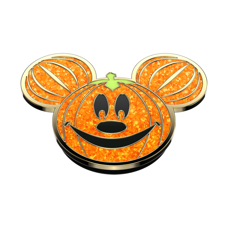 Disney — Enamel Glitter Mickey Mouse Pumpkin Popgrip Popsockets® Official